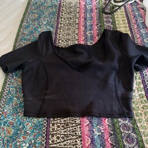 lululemon athletica Midnight Black Crop Top